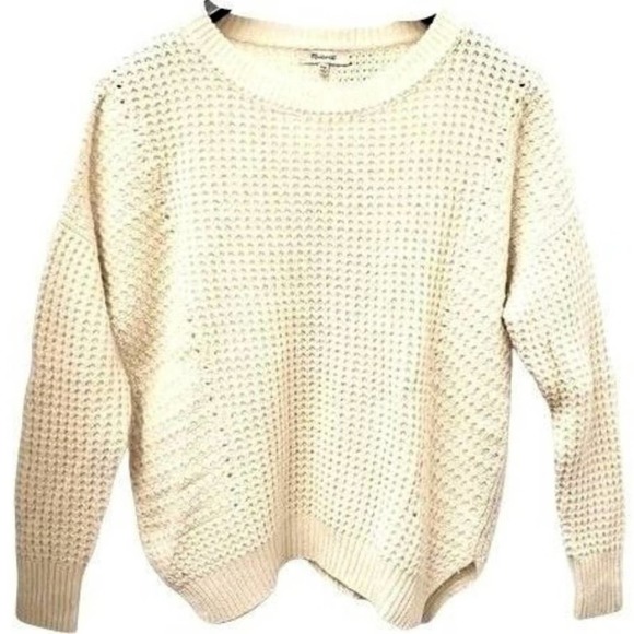Cozy Spring Madewell Cream Sweater - Picture 1 of 9